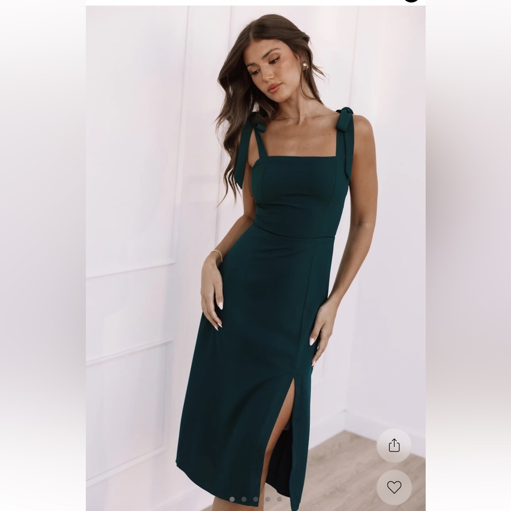 Petal & Pup Laurel Dress in Emerald